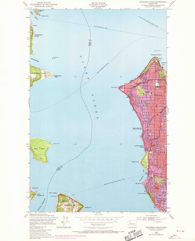 United States Geological Survey Duwamish Head, WA (1949, 24000-Scale) digital map