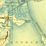United States Geological Survey Duxbury, MA (1888, 62500-Scale) digital map