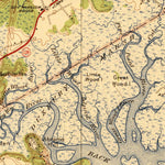 United States Geological Survey Duxbury, MA (1941, 31680-Scale) digital map