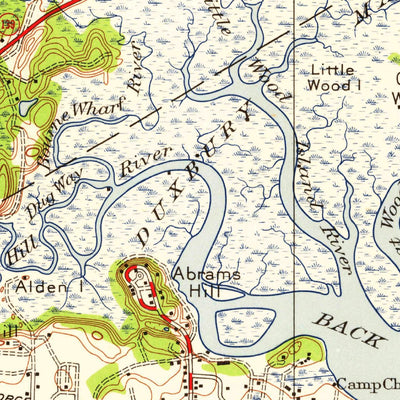 United States Geological Survey Duxbury, MA (1947, 24000-Scale) digital map