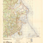 United States Geological Survey Duxbury, MA (1953, 25000-Scale) digital map