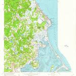 United States Geological Survey Duxbury, MA (1961, 24000-Scale) digital map