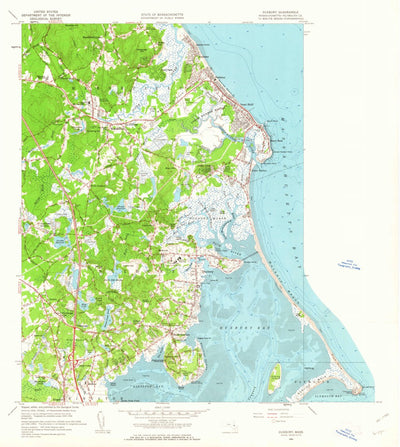 United States Geological Survey Duxbury, MA (1961, 24000-Scale) digital map