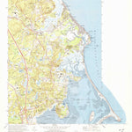 United States Geological Survey Duxbury, MA (1974, 24000-Scale) digital map