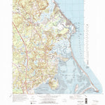 United States Geological Survey Duxbury, MA (1974, 25000-Scale) digital map