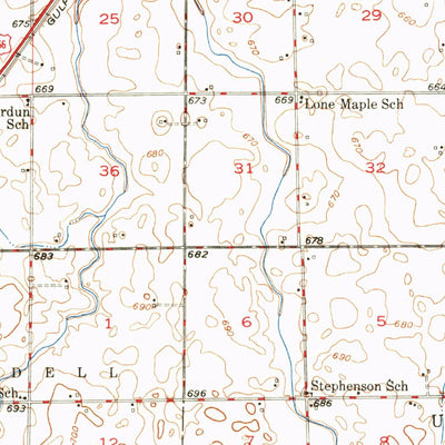United States Geological Survey Dwight, IL (1948, 62500-Scale) digital map