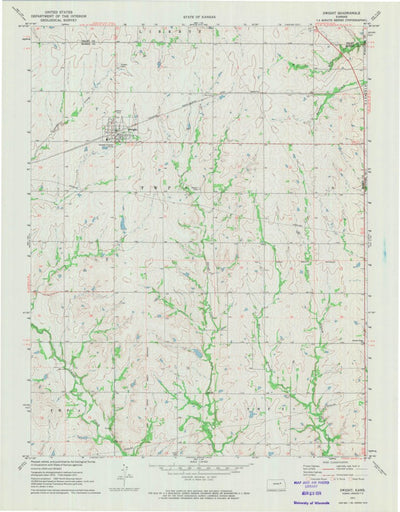United States Geological Survey Dwight, KS (1971, 24000-Scale) digital map