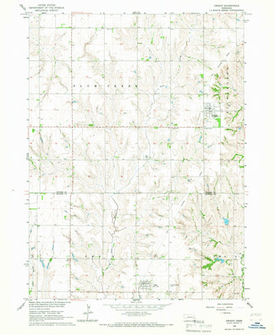United States Geological Survey Dwight, NE (1966, 24000-Scale) digital map