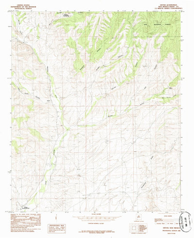 United States Geological Survey Dwyer, NM (1985, 24000-Scale) digital map