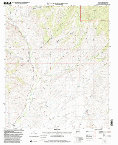 United States Geological Survey Dwyer, NM (1999, 24000-Scale) digital map