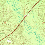 United States Geological Survey Dyas, AL-FL (1978, 24000-Scale) digital map