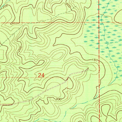 United States Geological Survey Dyas, AL-FL (1978, 24000-Scale) digital map