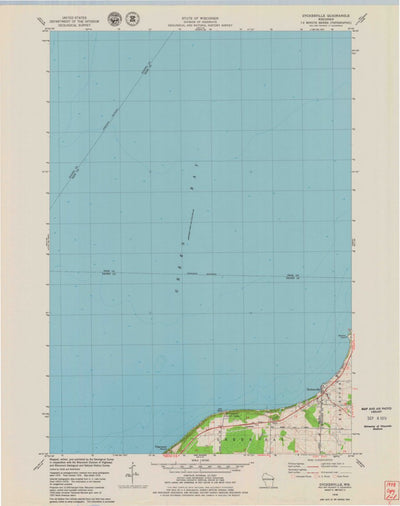 United States Geological Survey Dyckesville, WI (1978, 24000-Scale) digital map