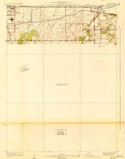 United States Geological Survey Dyer, IN-IL (1930, 24000-Scale) digital map