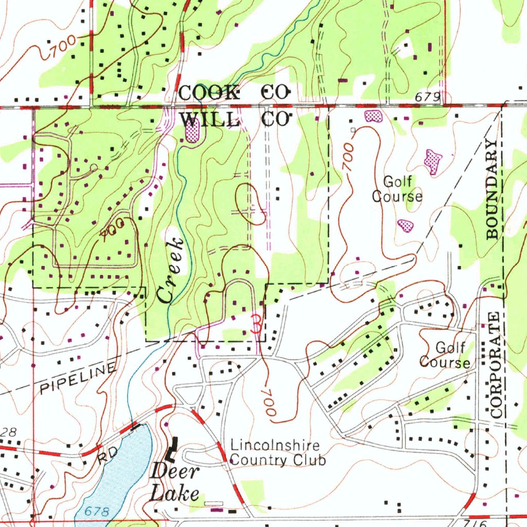 Dyer, IN-IL (1962, 24000-Scale) Map by United States Geological Survey ...