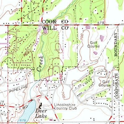 United States Geological Survey Dyer, IN-IL (1962, 24000-Scale) digital map