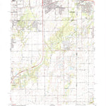 United States Geological Survey Dyer, IN-IL (1990, 24000-Scale) digital map