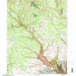 United States Geological Survey Dyer Mountain, UT (1996, 24000-Scale) digital map
