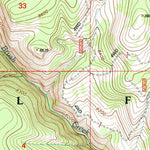 United States Geological Survey Dyer Mountain, UT (1996, 24000-Scale) digital map