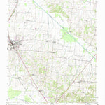 United States Geological Survey Dyer, TN (1953, 24000-Scale) digital map