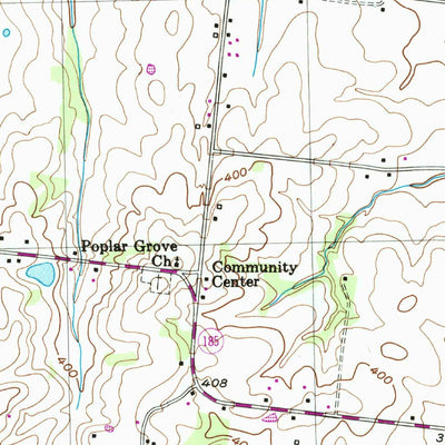 United States Geological Survey Dyer, TN (1953, 24000-Scale) digital map