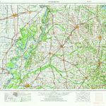 United States Geological Survey Dyersburg, TN-KY-MO-IL-AR (1956, 250000-Scale) digital map