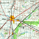 United States Geological Survey Dyersburg, TN-KY-MO-IL-AR (1956, 250000-Scale) digital map