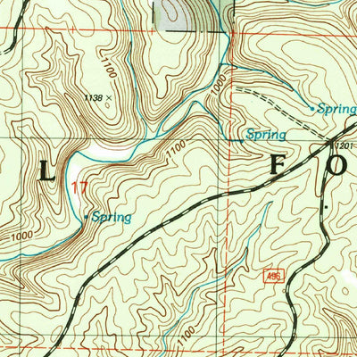 United States Geological Survey Dyestone Mountain, MO (2004, 24000-Scale) digital map