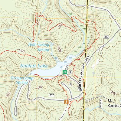 United States Geological Survey Dyestone Mountain, MO (2021, 24000-Scale) digital map