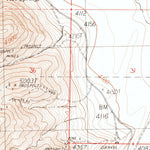 United States Geological Survey Dyke Canyon, NV (1990, 24000-Scale) digital map