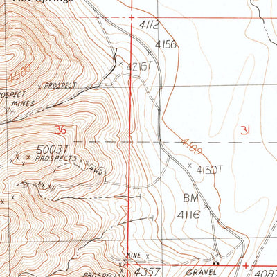 United States Geological Survey Dyke Canyon, NV (1990, 24000-Scale) digital map