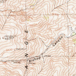 United States Geological Survey Dyke Canyon, NV (1990, 24000-Scale) digital map
