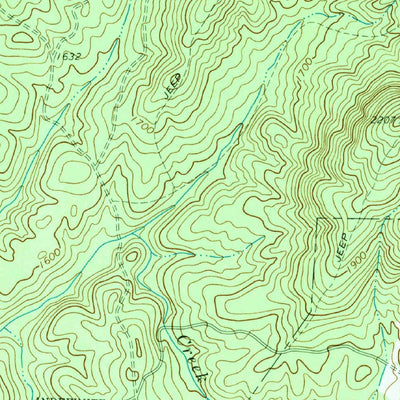 United States Geological Survey Dyke, GA (1971, 24000-Scale) digital map