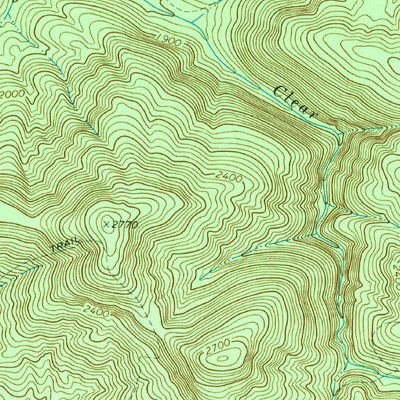 United States Geological Survey Dyke, GA (1971, 24000-Scale) digital map