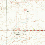 United States Geological Survey Dysart, IA (1971, 24000-Scale) digital map