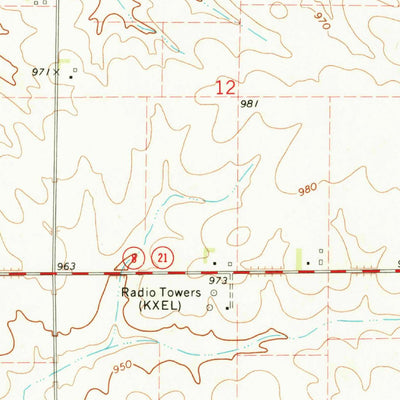 United States Geological Survey Dysart, IA (1971, 24000-Scale) digital map