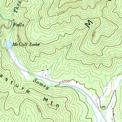 United States Geological Survey Dysartsville, NC (1962, 24000-Scale) digital map