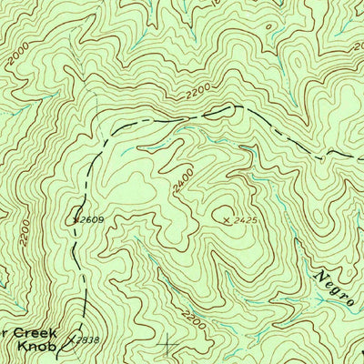 United States Geological Survey Dysartsville, NC (1962, 24000-Scale) digital map