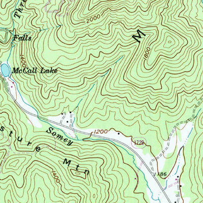 United States Geological Survey Dysartsville, NC (1993, 24000-Scale) digital map