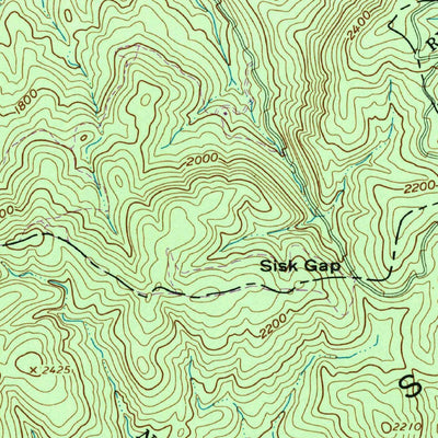 United States Geological Survey Dysartsville, NC (1993, 24000-Scale) digital map