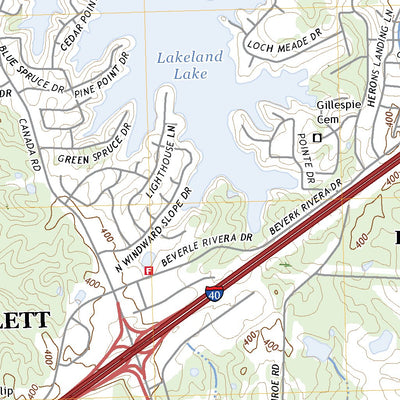 United States Geological Survey Eads, TN (2022, 24000-Scale) digital map