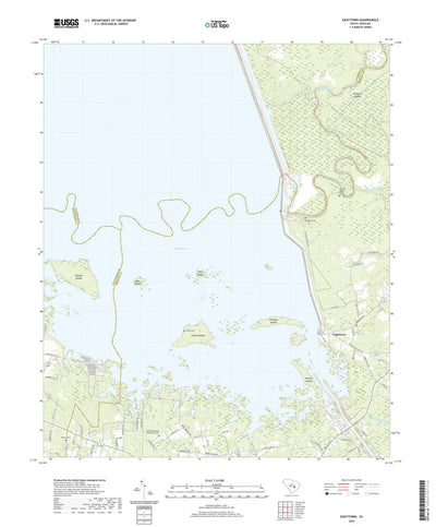 United States Geological Survey Eadytown, SC (2020, 24000-Scale) digital map