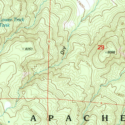 United States Geological Survey Eagar, AZ (1997, 24000-Scale) digital map