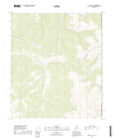United States Geological Survey Eagle A-1 SE, AK (2018, 25000-Scale) digital map
