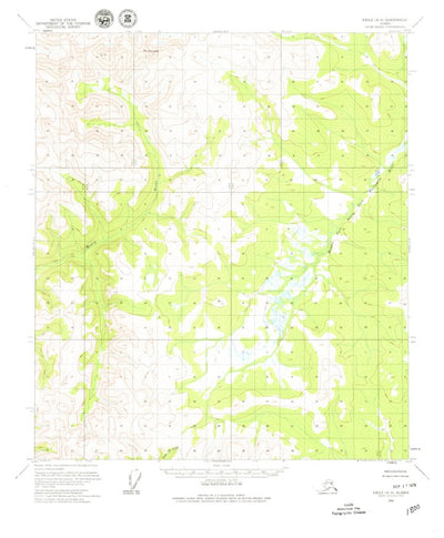 United States Geological Survey Eagle A-6, AK (1956, 63360-Scale) digital map