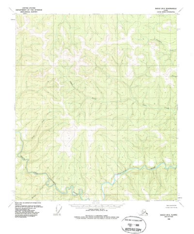United States Geological Survey Eagle B-2, AK (1956, 63360-Scale) digital map