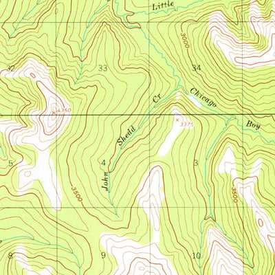 United States Geological Survey Eagle B-4, AK (1956, 63360-Scale) digital map