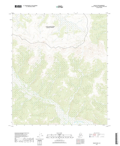 United States Geological Survey Eagle B-5 NE, AK (2018, 25000-Scale) digital map