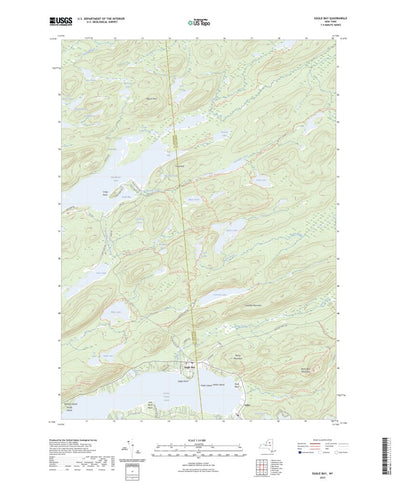 United States Geological Survey Eagle Bay, NY (2023, 24000-Scale) digital map