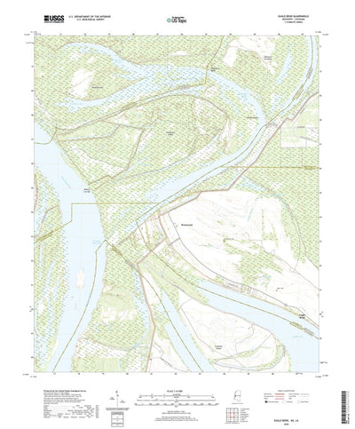 United States Geological Survey Eagle Bend, MS (2020, 24000-Scale) digital map